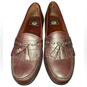 Dockers Men’s Brown Leather Tassel Loafers